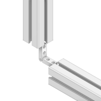 41-210-1 MODULAR SOLUTIONS ALUMINUM HINGE MITER CONNECTOR - ELBOW  MITER NO DRILLING